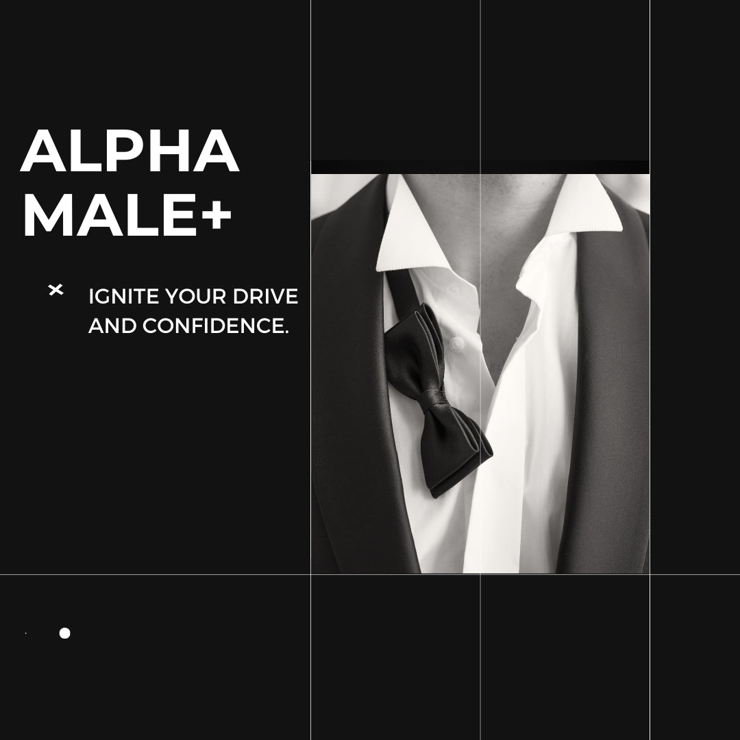 Alpha Male + Natural Hormone Supplement, Boost Energy and Sex Drive, Tribulus Terrestris, Horny Goat Weed, L-Arginine, Maca Root Powder