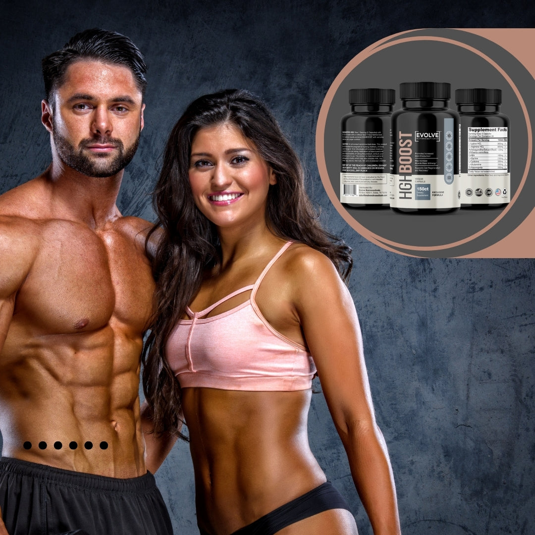 HGH Boost Anti-Aging, Rejuvenate Skin and Hair, Increase Stamina and Energy, L-Lysine HCL, L-Arginine HCL