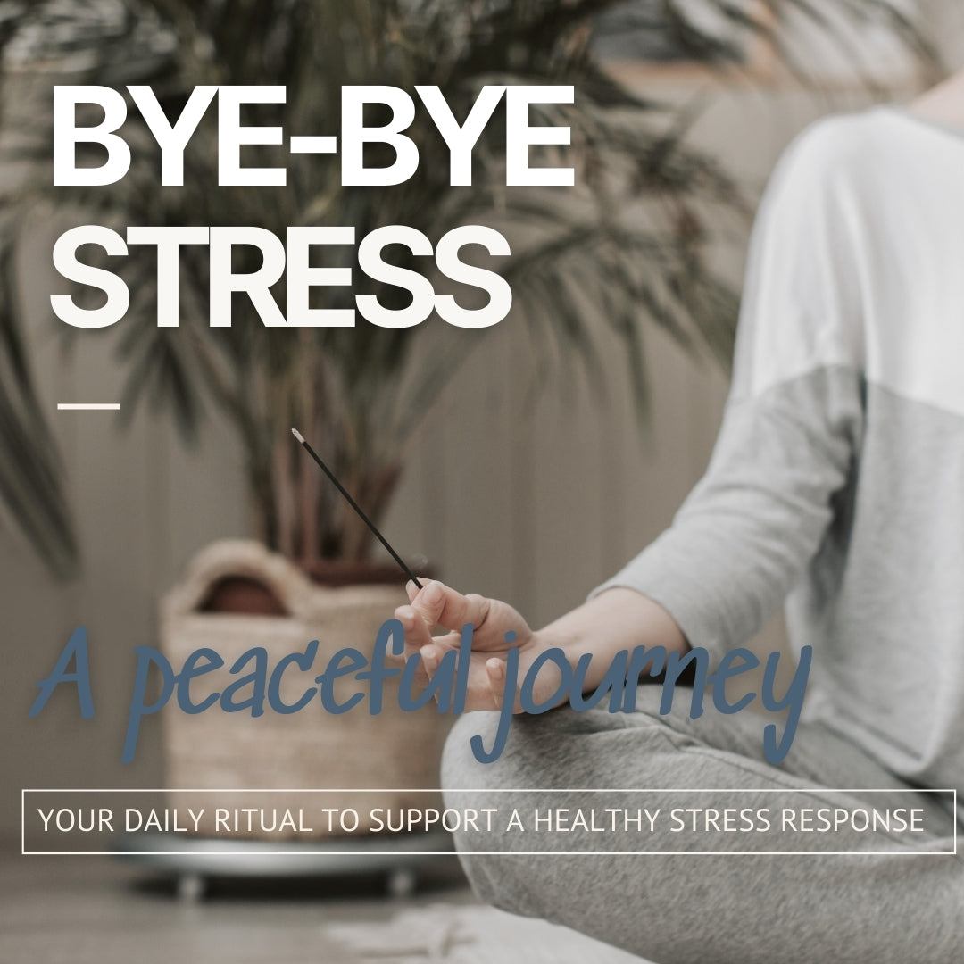 Bye-Bye Stress, GABA, Ashwagandha, Chamomile Flower, 5-HTP (5-Hydroxytryptophan), St. John's Wort