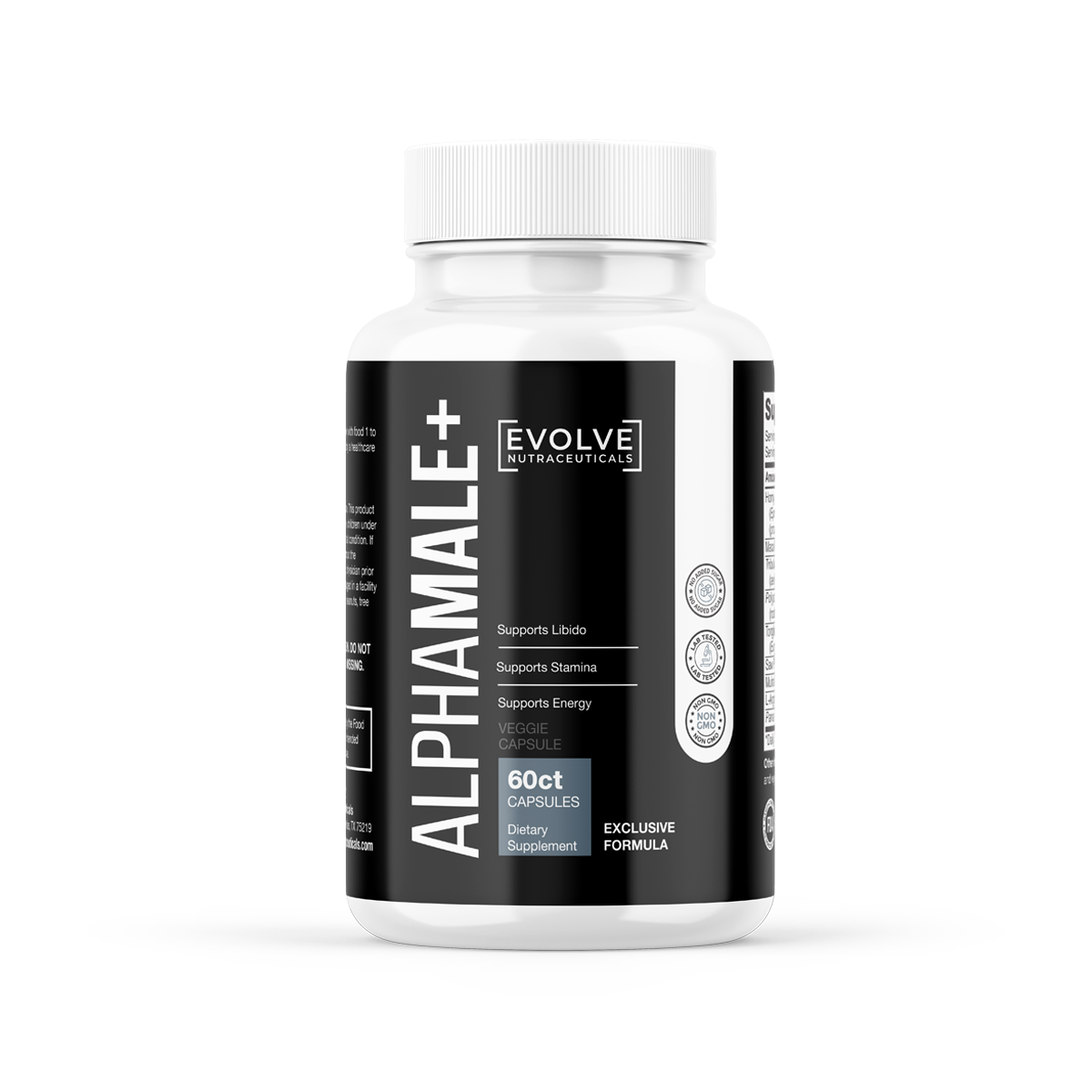 Alpha Male + Natural Hormone Supplement, Boost Energy and Sex Drive, T