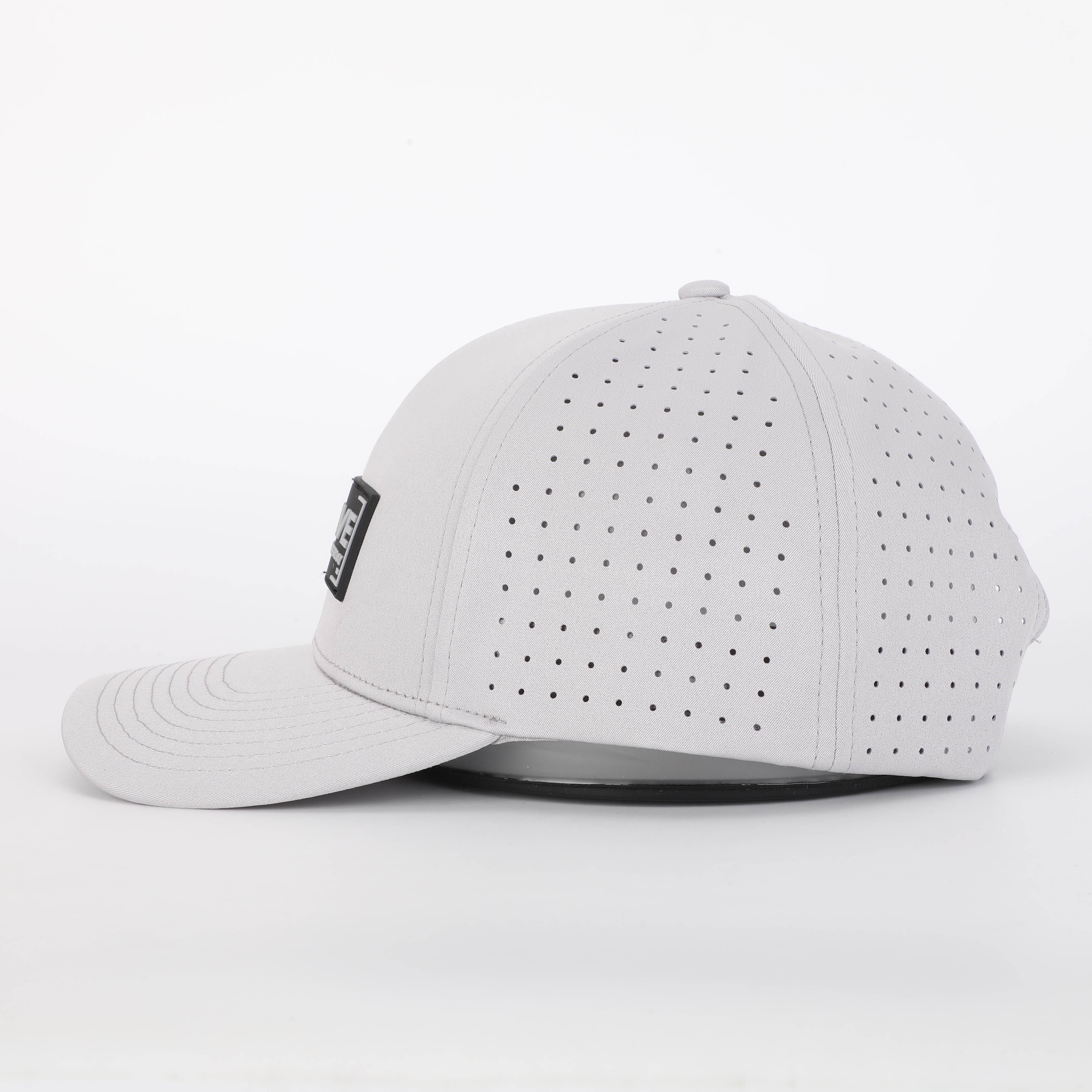EVOLVE "Better Than Yesterday" Snapback Hat for Men and Women (Polyester Blend, Gray/Black)