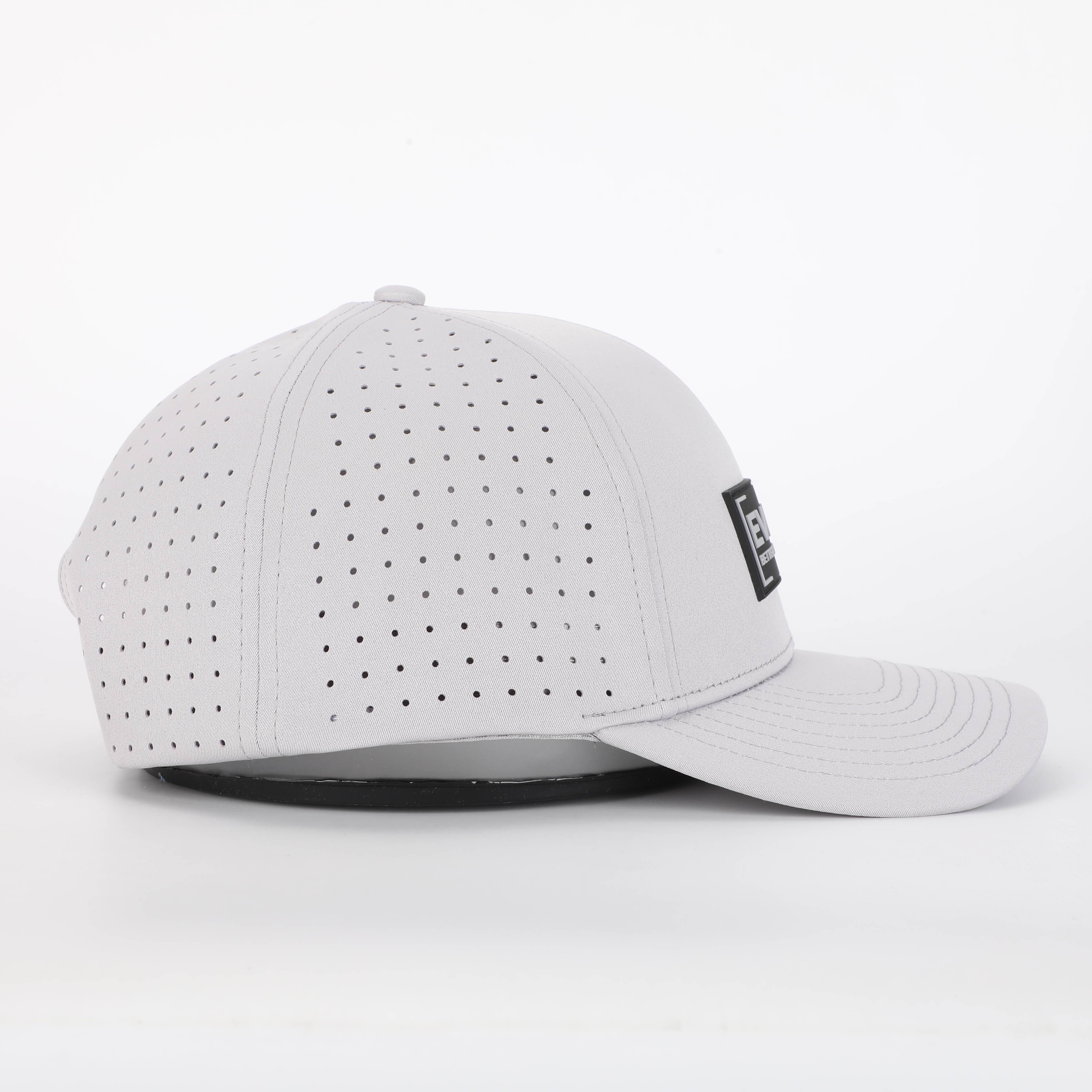 EVOLVE "Better Than Yesterday" Snapback Hat for Men and Women (Polyester Blend, Gray/Black)