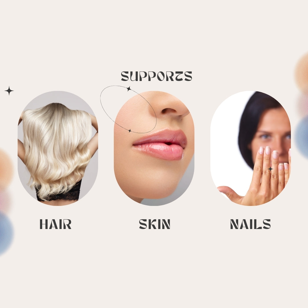 Radiant Beauty+ Gummies, Hair Skin and Nails, Biotin 2500mcg, Hydrolyzed Collagen 200mg, Vitamin C, Vitamin E, Lemon Drop