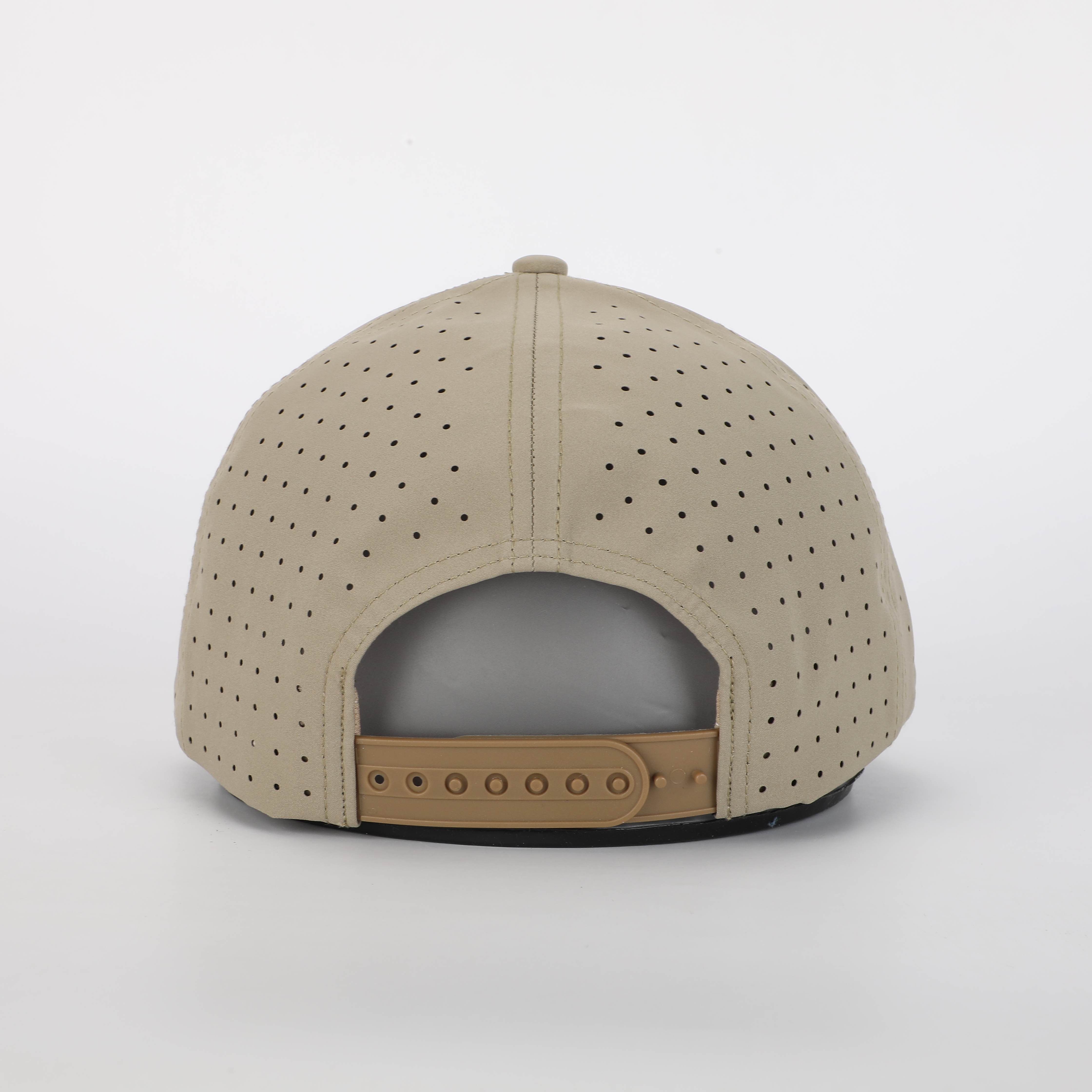 Evolve "Better Than Yesterday" Snapback Hat for Men and Women (Polyester Blend, Tan/Black)