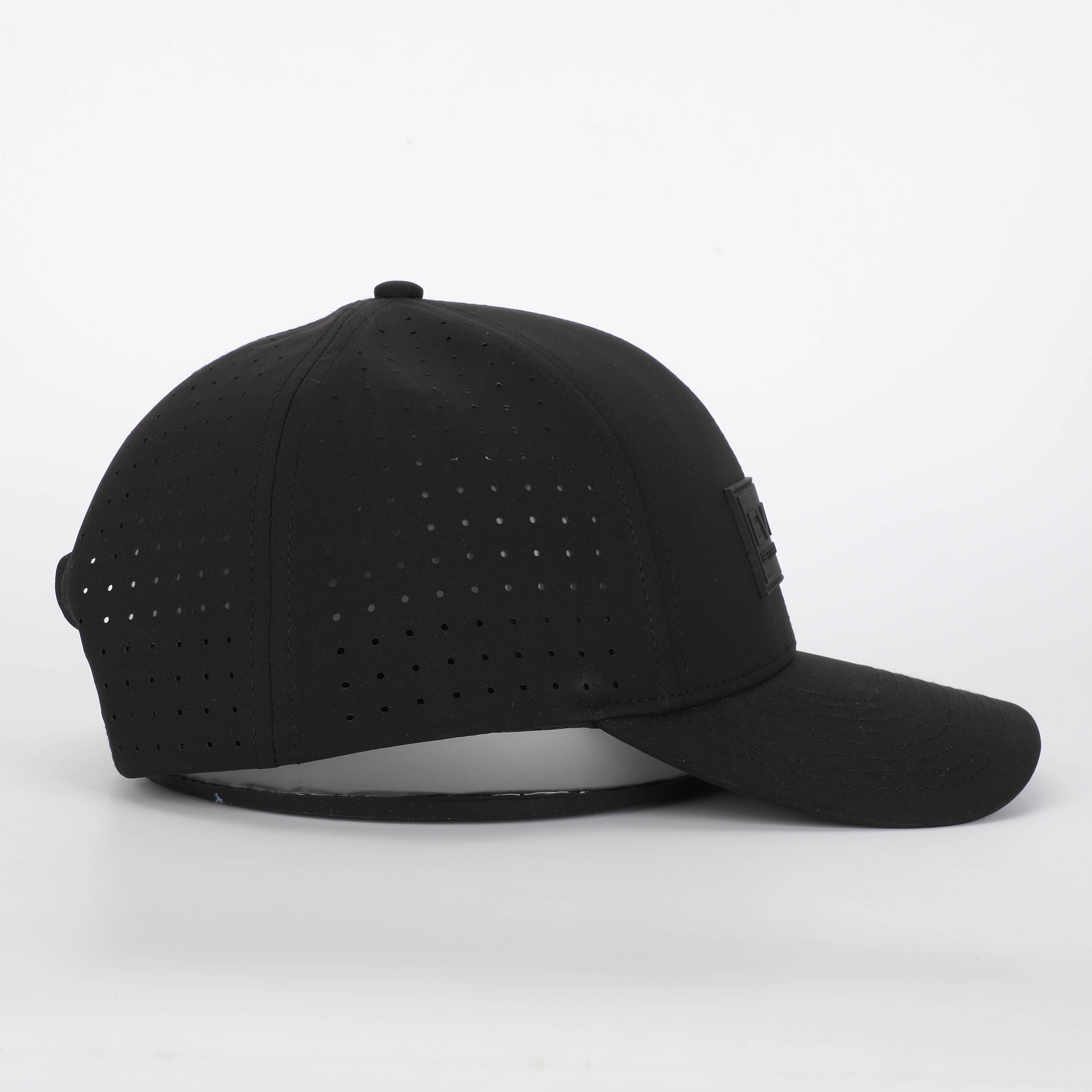 Water-Resistant EVOLVE Hydro, Performance Snapback Hat for Men and Women (Polyester Blend, BLKBLK)